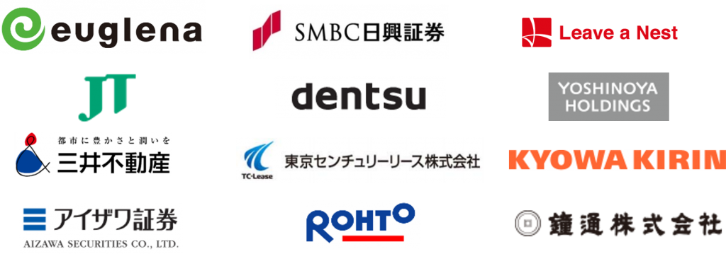New participating companies