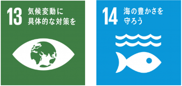 SDGs 13 14
