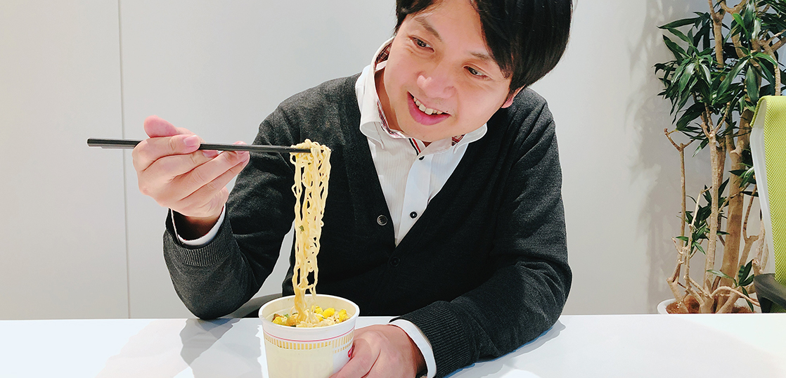 お試しレポート★その１　カップラーメンに緑汁をいれてみた