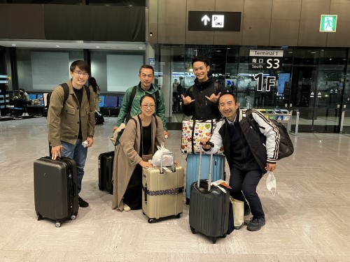 無事成田空港に着いてホッとしました