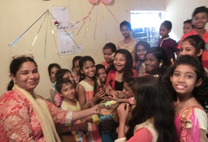 Photo-5: Children participating in colorful clothes