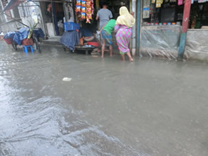 Photo-2: Flooded road