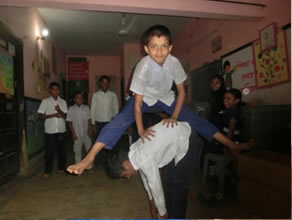 Photo-4: Leapfrog children