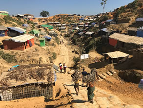 Photo-3: Refugee camp