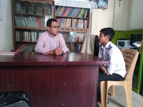 Photo-3: Counseling by Principal Araudin