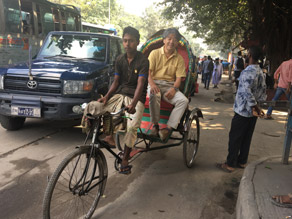 Photo-5: Rikisha (close to Japanese rickshaw)