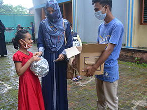 Photo-1: Euglena cookie distribution (Rangpur)