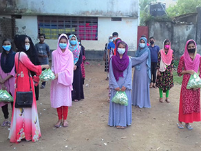 Photo-2: Euglena cookie distribution (Bogra)