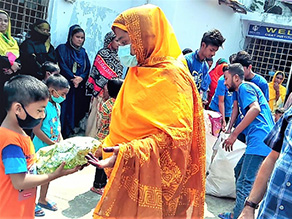 Photo-5: Euglena cookie distribution (Khulna)