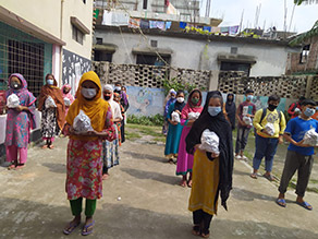 Photo-6: Cookie distribution (Long Dunu Elementary School)