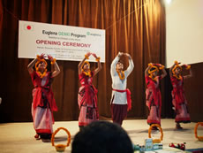 Cultural performance of local children