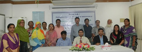 Group photo of MSS signing ceremony