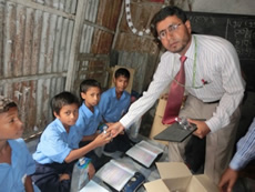 Euglena cookies to MSS students and smiles of children